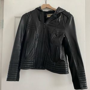 Michael Kors Motto Leather Jacket